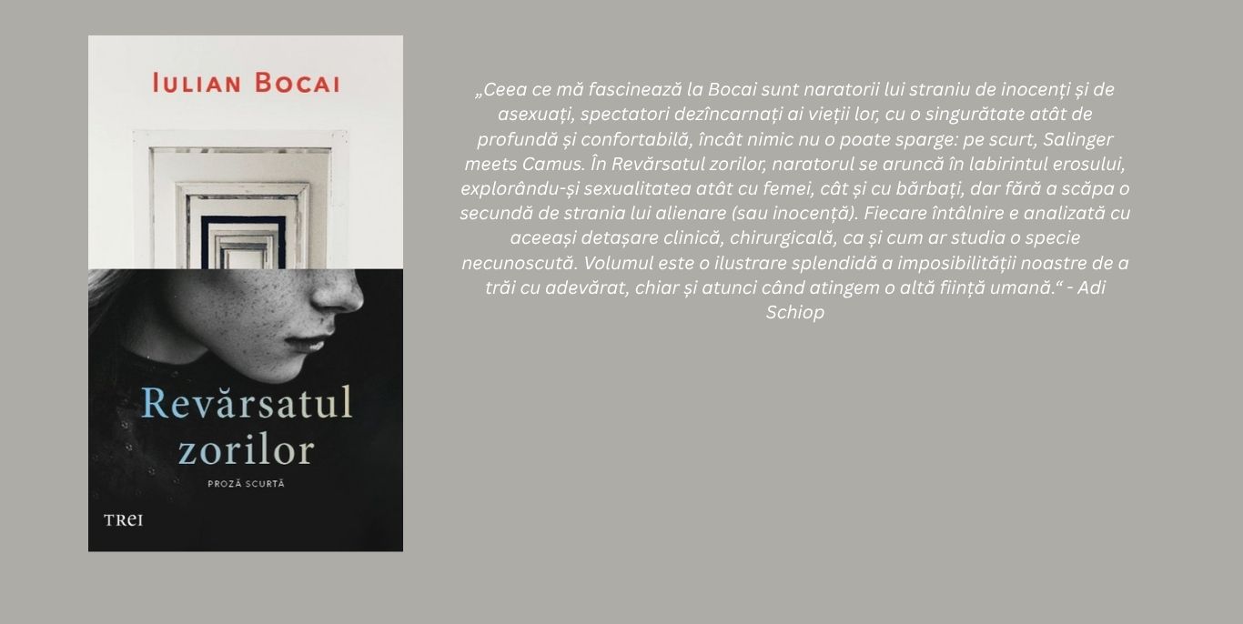 Book review: Revărsatul zorilor, Iulian Bocai